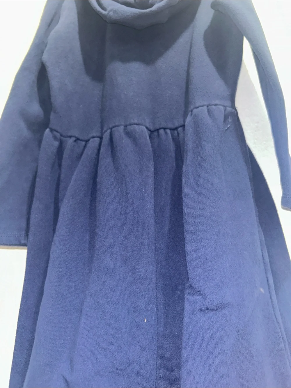 Carter's Navy Hoodie Dress with Sequin Unicorn